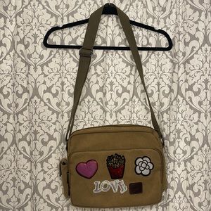 Fularuishi canvas brown bag